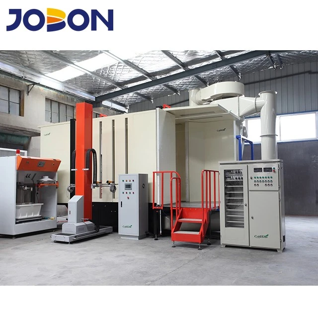 Fast Color Change Booth PVC Material Big Cyclone Two Stage Recovery System