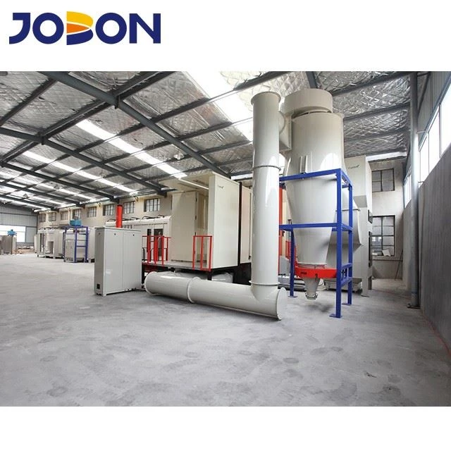Fast Color Change Booth PVC Material Big Cyclone Two Stage Recovery System